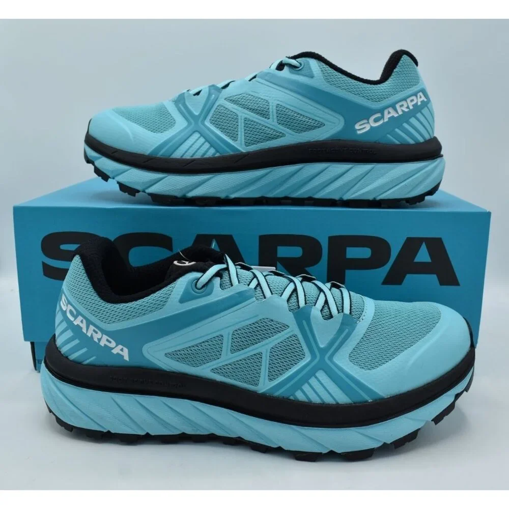 Scarpa Size EU 38.5 US 7 1/3 Spin Infinity Scuba Blue Hiking Trail Running Shoes